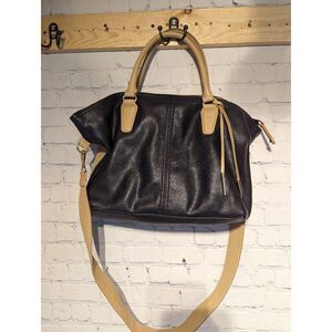 Carlos Santana 2-tone large vegan leather purse *